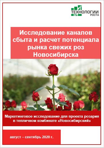 Исследование каналов сбыта и расчет потенциала рынка свежих роз Новосибирска